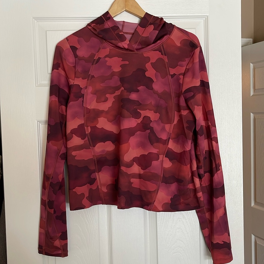 Red Camo Athleta Hoodie